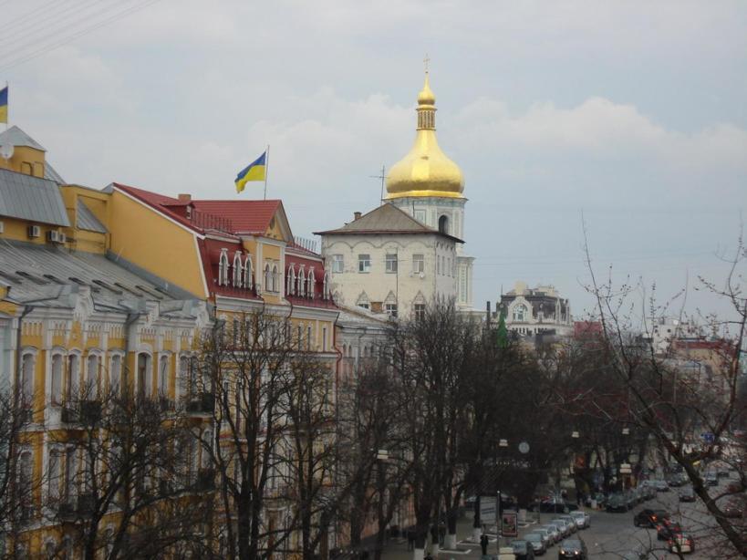 Квартира На Золотых Воротах, Центр Kiew Exterior foto